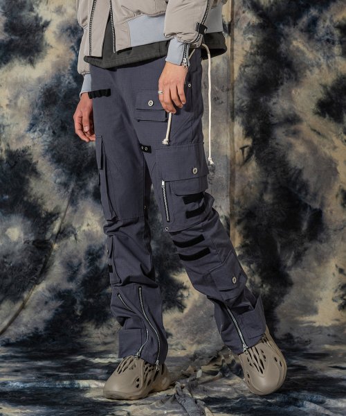 Утилитарные слим-карго-брюки Supply Grey 0259