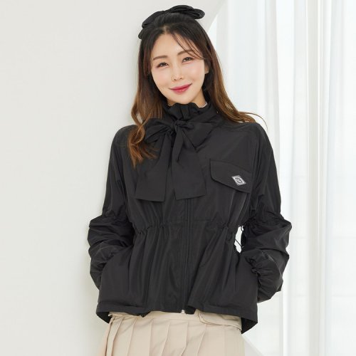Блестящая ветровка оверсайз (Black)