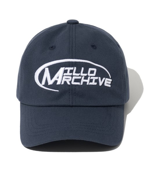 MUSINSA | MILLO Milo Archive Logo Ball Cap [Navy]