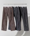 Fatigue Clean Denim One Tuck Pants [3 Colors]