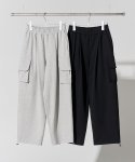 제로(XERO) Cargo String One Tuck Sweat Pants [2 Colors]