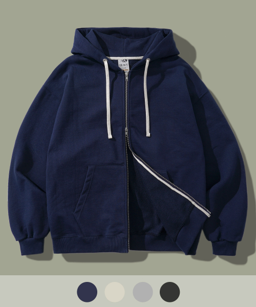 Плотное худи на молнии Meteor Crumble Navy SJHD1392