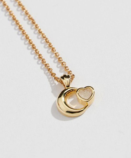 Heart Crescent Necklace
