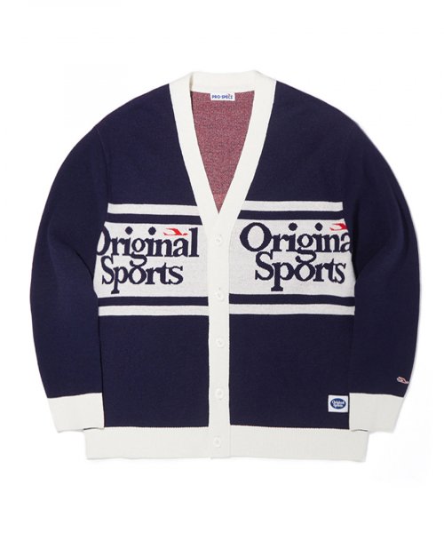 KNIT CARDIGAN тёмно-синий
