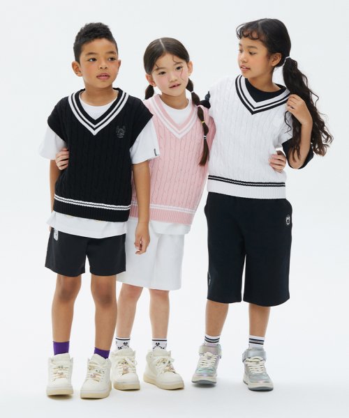 라이프워크 키즈(LIFEWORK KIDS) 키즈) 클래식 케이블 니트베스트 - 사이즈 & 후기 | 무신사