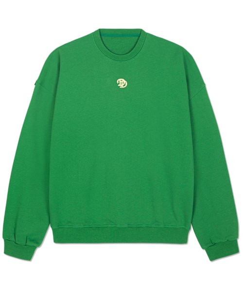 Свитшот с металлическим логотипом Signature Green