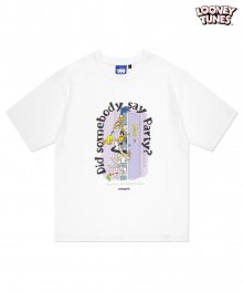 SOMEBODY SAY PARTY TEE WHITE(MG2DMMT537B)