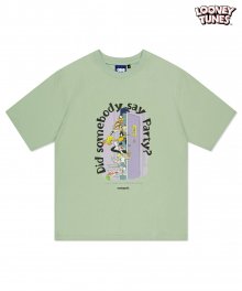 SOMEBODY SAY PARTY TEE GREEN(MG2DMMT537B)