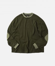 PATCH OVERSIZED COLORATION TEE _ OLIVE