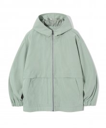 Essential Flap Hood Zip-Up Jacket H8 Light Khaki