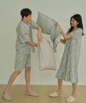 조스라운지(JO'S LOUNGE) [모달] (couple) Mint Short Pajama Set + One-piece