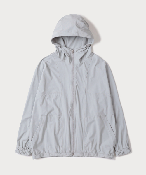 Light gray windbreaker best sale