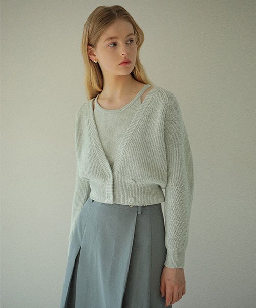 온앤온(ON&ON) Halterneck Wrap Cardigan SET NES3SD921 - 사이즈 & 후기 | 무신사