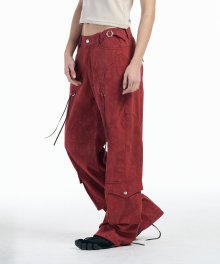 Western cargo Pants [Red]