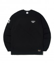 CRITIC X DRAGONBALL CAPSULE CORP LONG SLEEVE T-SHIRTS BLACK