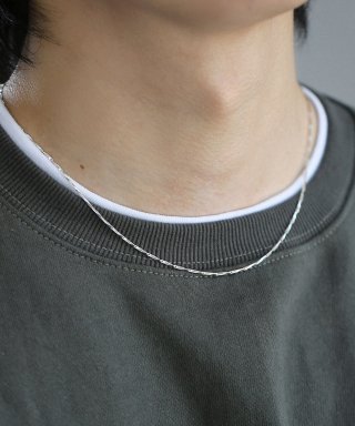 그레이노이즈(GRAYNOISE) Needle chain necklace (925 silve...