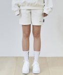 리플레이컨테이너(REPLAY CONTAINER) RC® city sweat shorts PARIS (white)