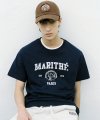 VINTAGE COLLEGE LOGO TEE navy