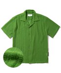 킹아카이브(THE K-ING ARCHIVES) Open Collar Knit Shirt (Green)
