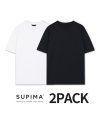23SS 수피마 쿨맥스 스탠다드핏 티셔츠 2PACK