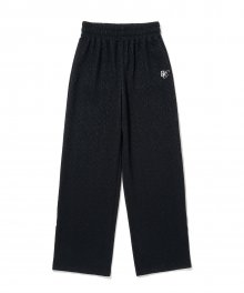 Volume Jacquard Banding Pants [BLACK]