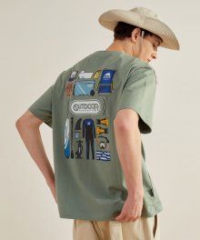 섬머 캠핑 기어 티셔츠 SUMMER CAMPING GEAR T-SHIRT