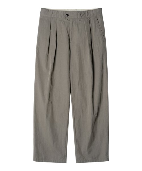 MUSINSA | ROUGH SIDE 2Tuck Wide Pants Mud