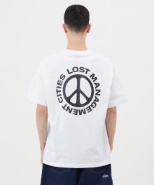 PEACE TEE white