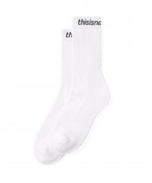 SP-Logo Socks 3Pack White