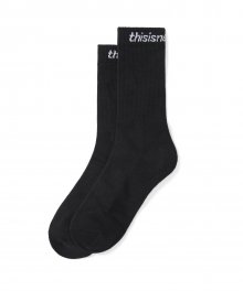 (SS23) SP-Logo Socks 3Pack Black