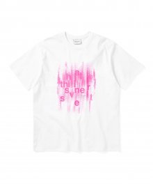 (SS23) Brushed Paint Tee White