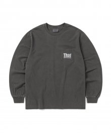 (SS23) That Pocket L/S Tee Charcoal