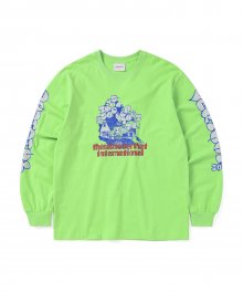 Burning House L/S Tee Green