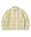 Big Plaid Flannel Jacket Yellow
