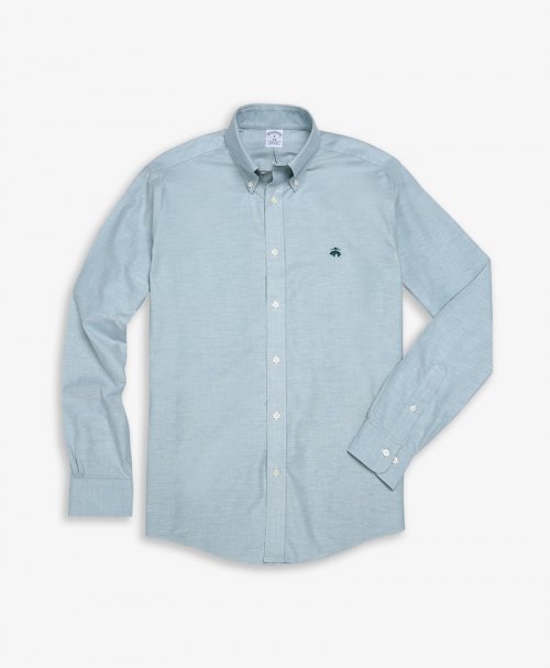 브룩스 브라더스(BROOKS BROTHERS) BB_논 아이론 옥스포드 스트레치 스포츠 셔츠 (다크 그린) (74600086) - 129,000 | 무신사 스토어