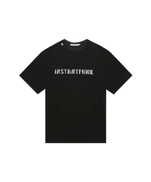 MUSINSA | INSTANTFUNK Vintage Logo T-Shirt - Black