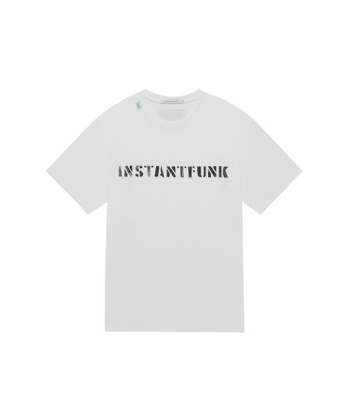 MUSINSA | INSTANTFUNK Vintage Logo T-Shirt - White