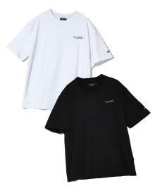 [COOL COTTON] 2PACK L.C ESSENTIAL TEE WHITE / BLACK