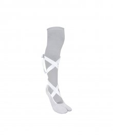 Layered Tabi Toe Socks / Grey