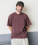 이에스엔(ESN) 프리미엄 싱글 세미오버 핏 티셔츠 코코아