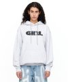 ADVERTYPE LOGO HOODIE heather gray