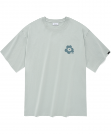 드로잉 클로버 티셔츠 민트