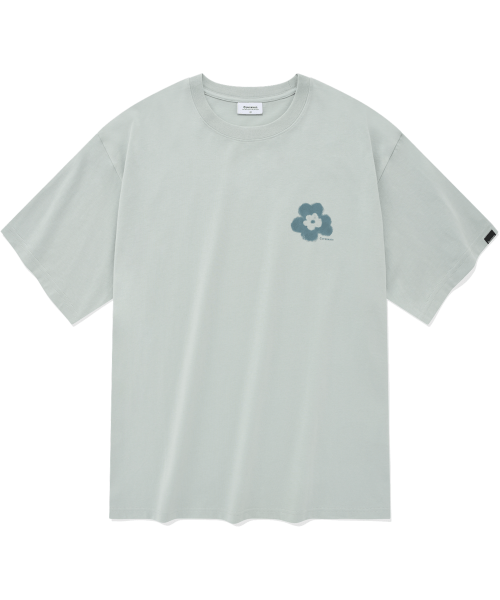 드로잉 클로버 티셔츠 민트