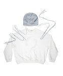 오호스(OJOS) Detachable Hipsack Sweatshirt / White