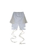 오호스(OJOS) Flare Skirt Shorts / Grey