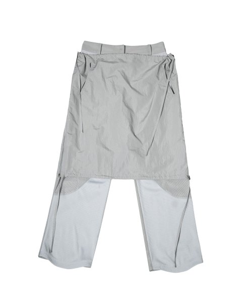 MUSINSA | OJOS Apron Nylon Pants / Gray