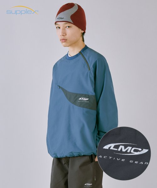 엘엠씨(LMC) ACTIVE GEAR SUPPLEX® WAVE CREW NECK navy