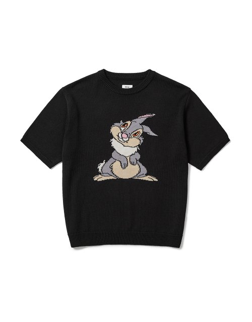 MUSINSA | MMLG [Mmlg] DISNEY THUMPER_HF-KNIT (BLACK)