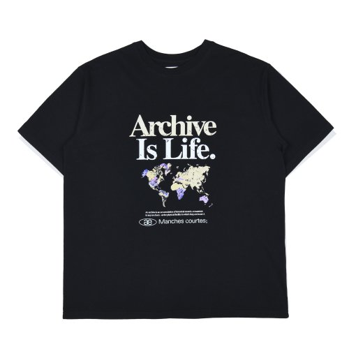 에이이에이이(AEAE) ARCHIVE WORLD T-SHIRTS [Black] - 45,000 | 무신사 스토어
