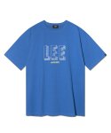 리(LEE) 스티치 로고 티셔츠 마린